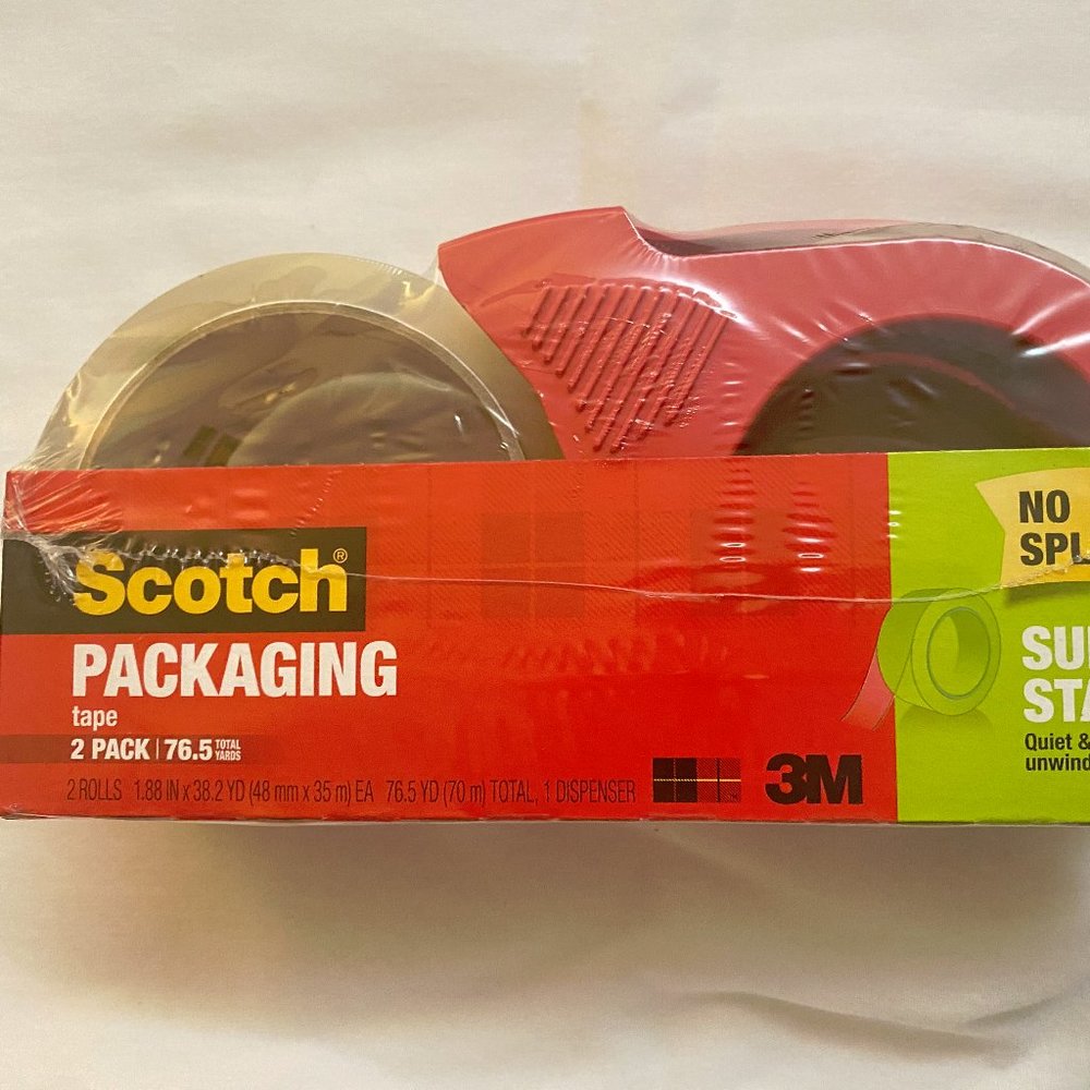 New ~ Scotch Sure Start Shipping Packaging Tape